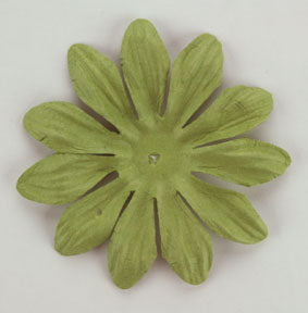 Green 7cm Single Flower