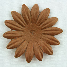 Dark Brown 4cm Single Flower