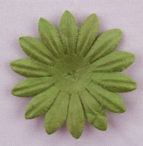 Green 4cm Single Flower