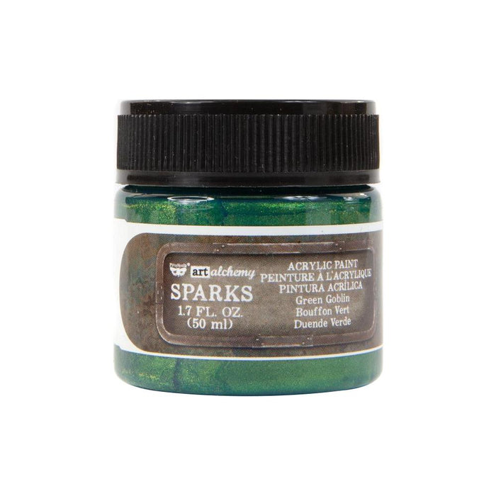 Art Alchemy Sparks Acrylic Paint - Green Goblin