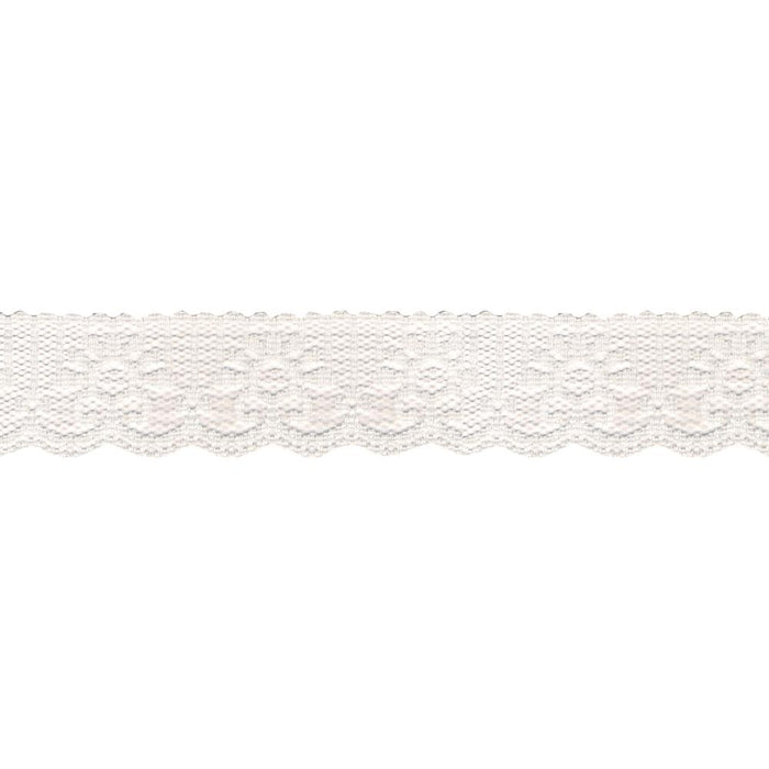 Vertical Lace 1-1/4" - White