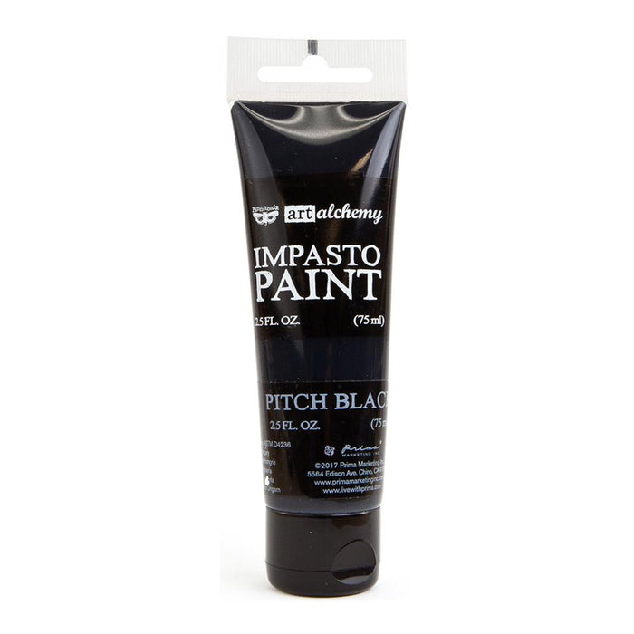 Finnabair Impasto Paint - Pitch Black