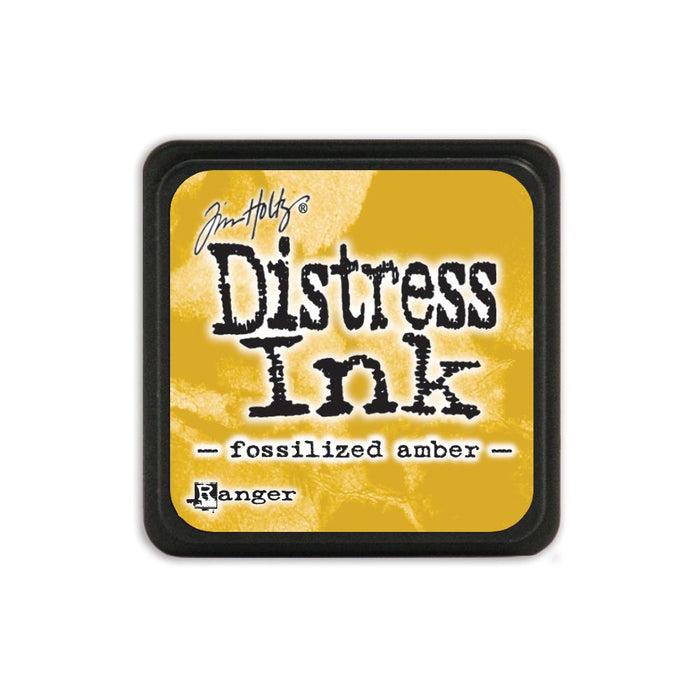 Tim Holtz Mini Distress Ink Pad - Fossilized Amber