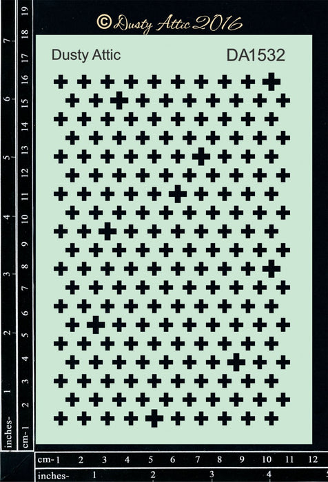 Dusty Attic Addition Stencil