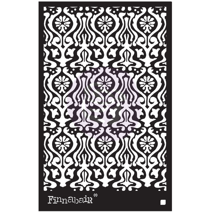 Finnabair Stencil 6"X9" - Oriental Wall