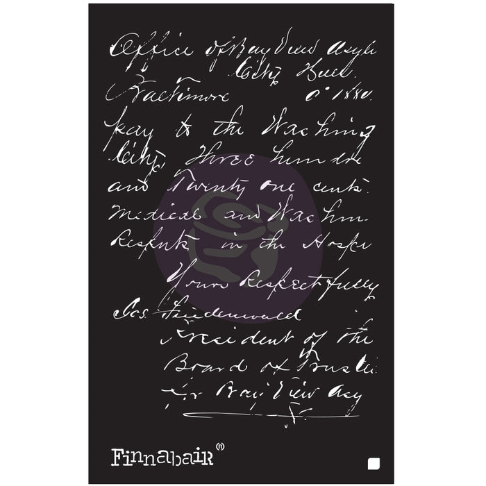 Finnabair Stencil 6"X9" - Read My Letter