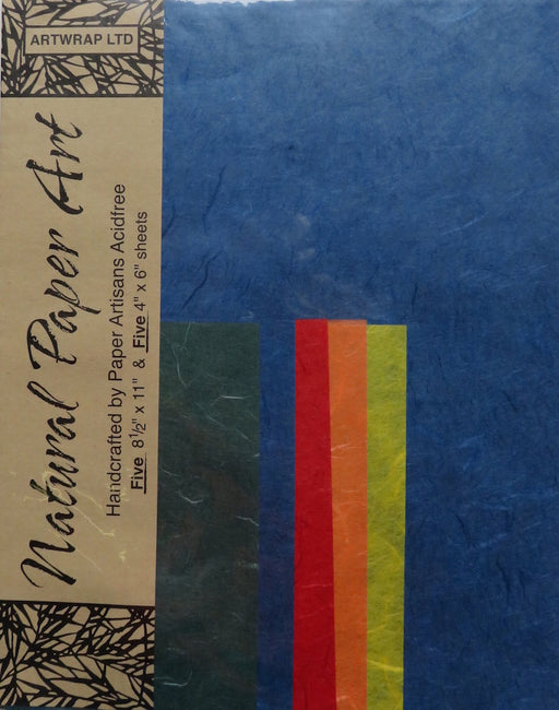 Mulberry Paper 8.5 x 6 - Blue  Scrapbooking & craft supplies