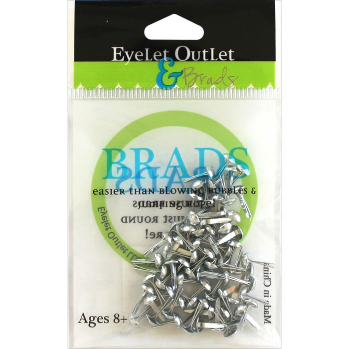 4mm Brads - Silver