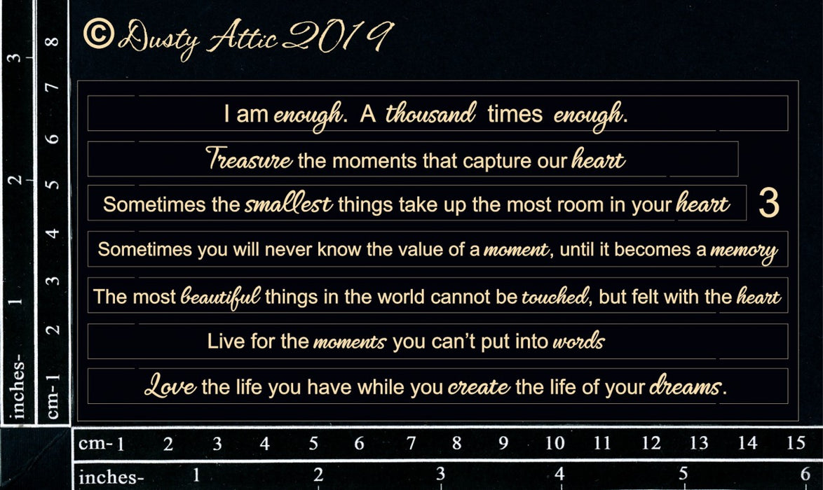 Quoted Sentiments #3 Black