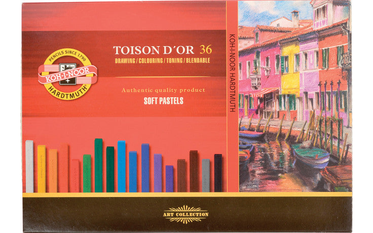 Toison D'or Artists Soft Square Pastels Set of 36