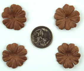 Dark Brown 2.5cm Single Flower