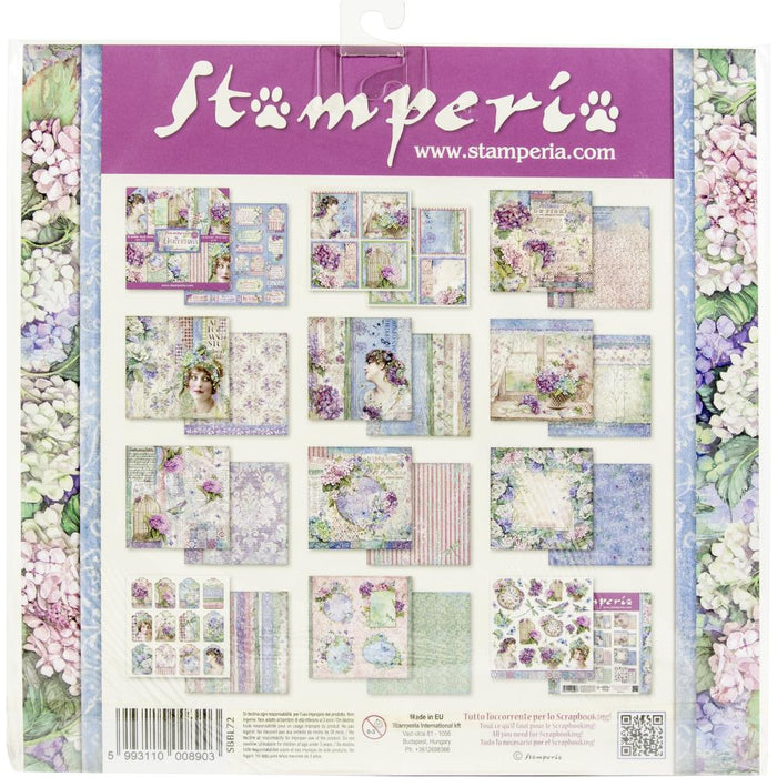 Hortensia Double-Sided Paper Pad 12"X12"