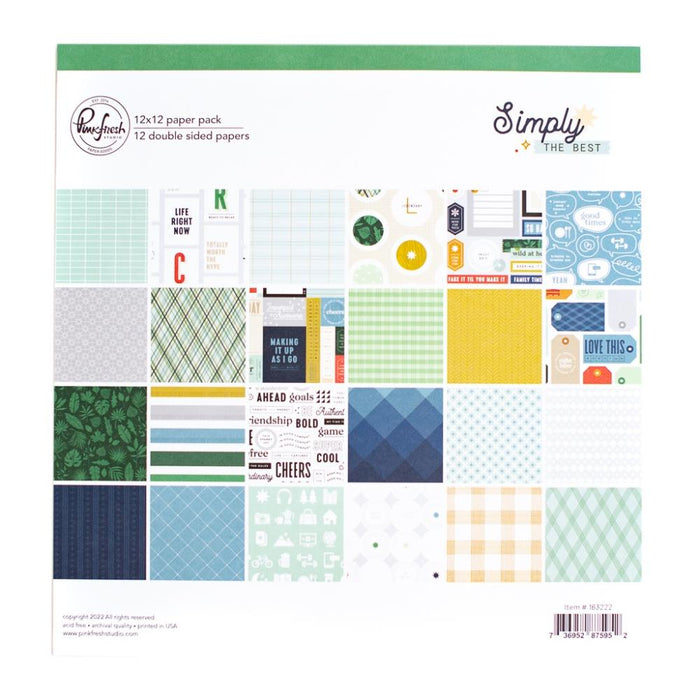 Simply The Best Paper Pack 12"X12"