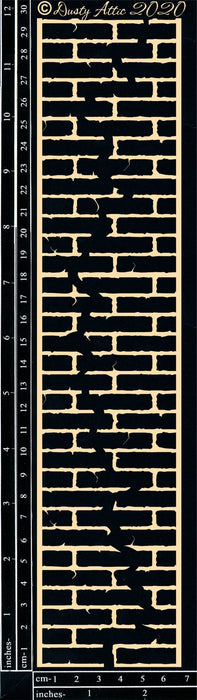 Brick Wall Border