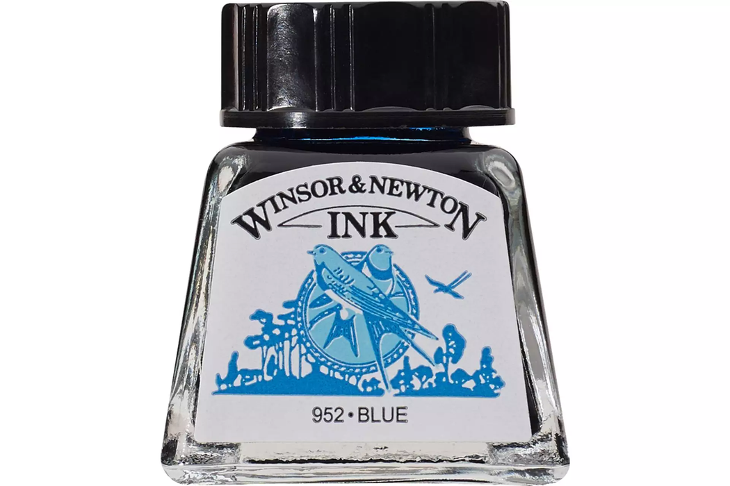 Winsor and Newton Drawing Ink 14ml Blue Ink