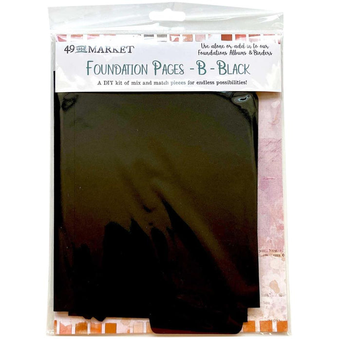 Memory Journal Foundations Pages B - Black