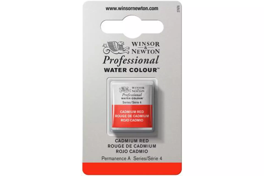 Winsor & Newton Professional Watercolour - Half Pan - Cadmium Red