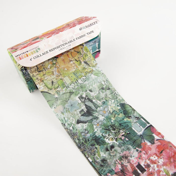 Spectrum Sherbet 4" Fabric Tape Roll - Collage