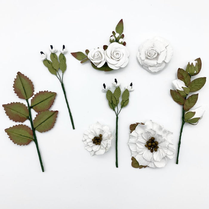 Nature's Bounty Paper Flowers - Salt