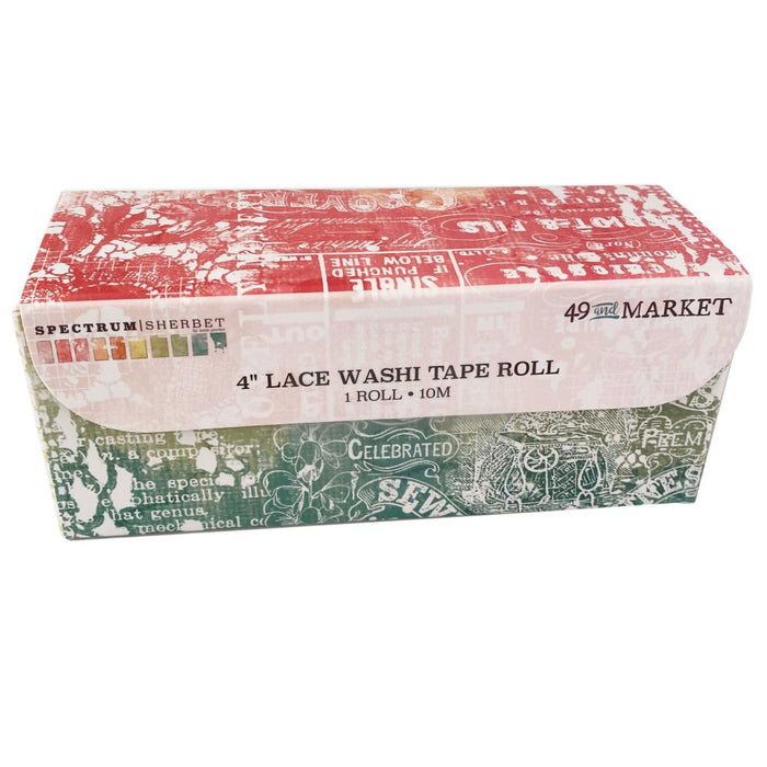 Spectrum Sherbet 4" Washi Tape Roll - Lace