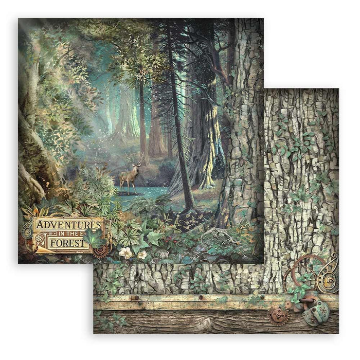 Magic Forest Paper Pad 12"X12"