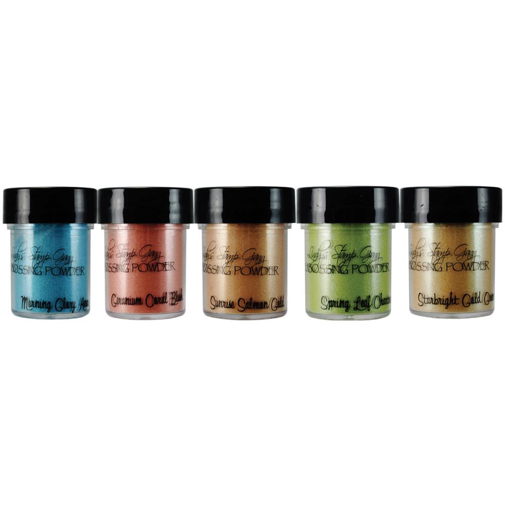 Set De Poudres Magiques Lindy's Stamp Gang - 6 Pots Pour Gaufrage Et Artisanat
