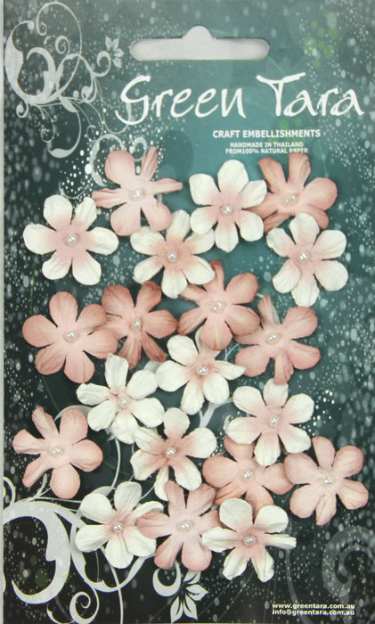 Mini Flowers - Antique Pink Tones
