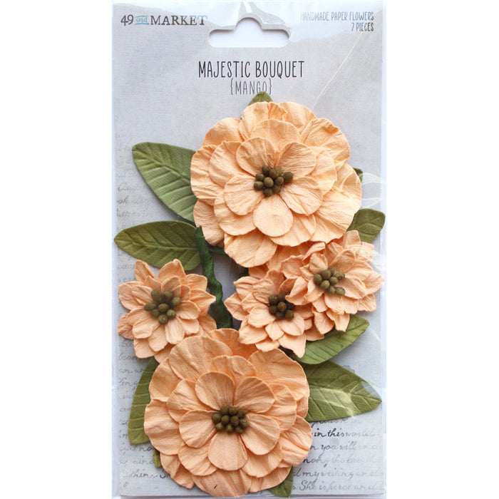 Majestic Bouquet – Mango Paper Flowers