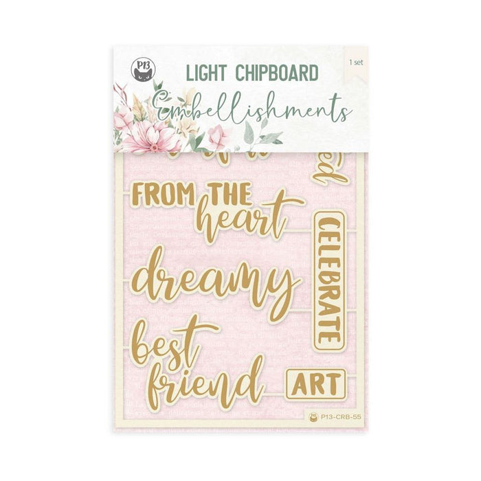 Let Your Creativity Bloom Chipboard Embellishments #11
