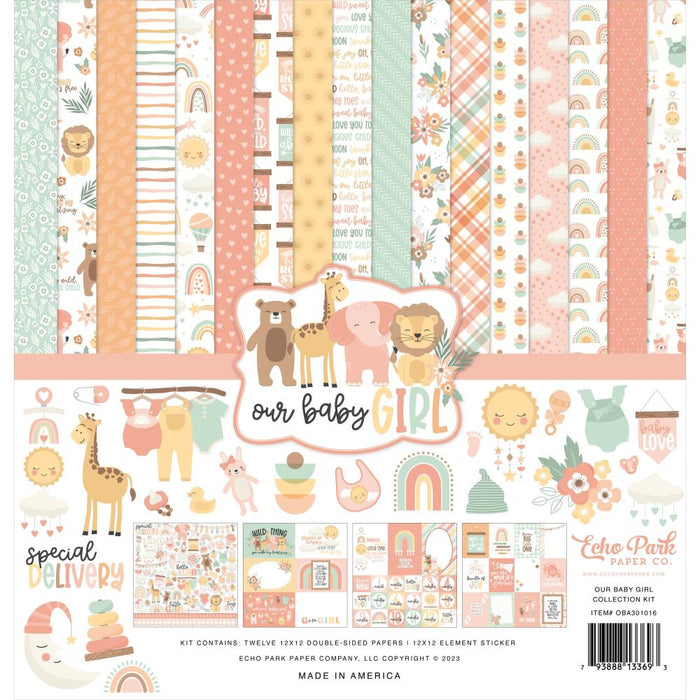 Our Baby Girl Collection Kit 12"X12"