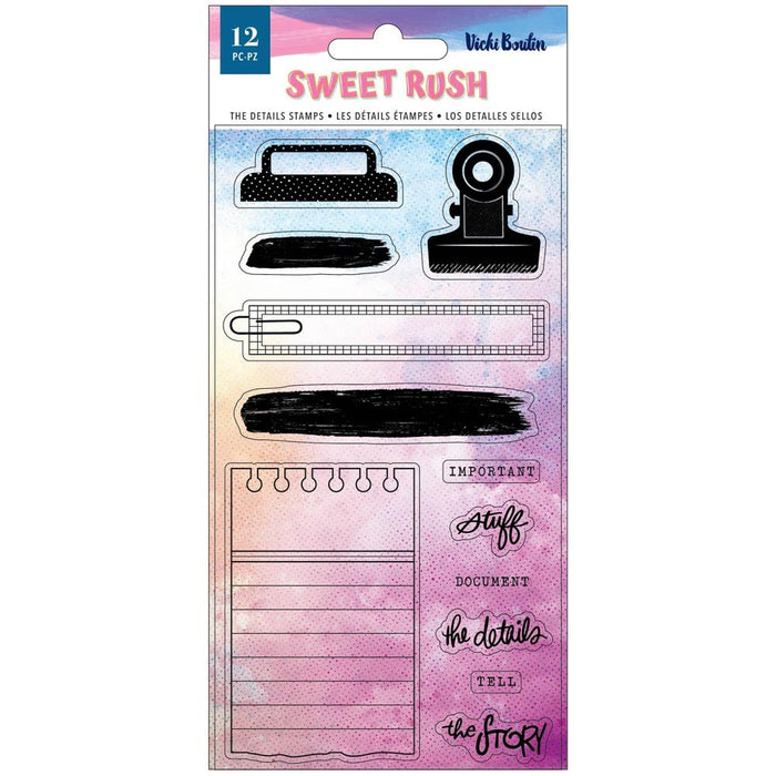 Sweet Rush Clear Stamps - The Details