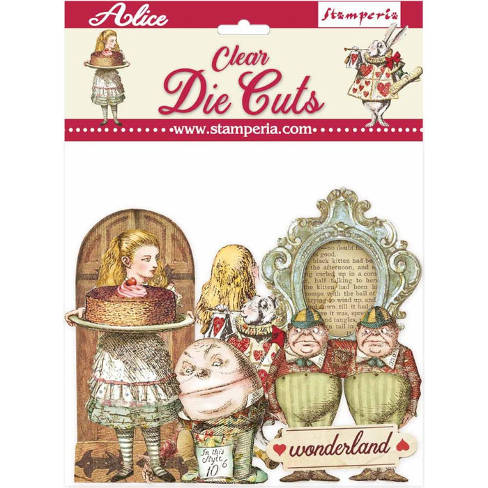 Alice Through The Looking Glass Clear Die-Cuts