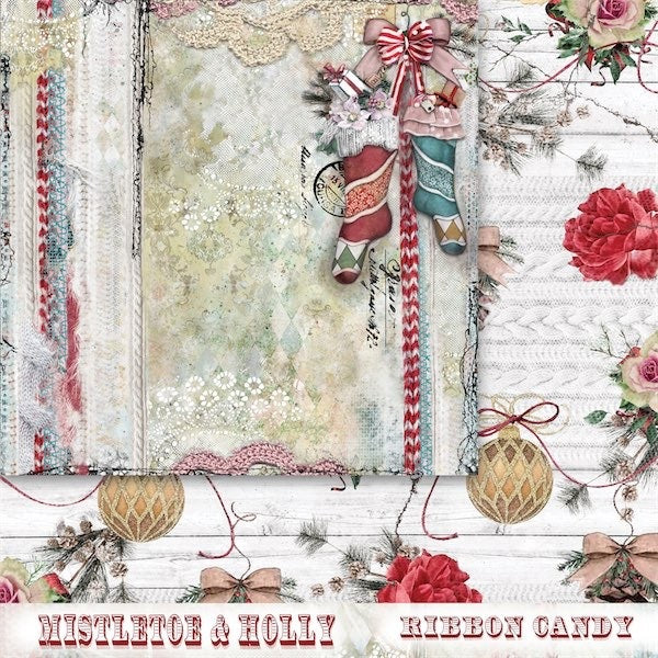 Mistletoe & Holly - Ribbon Candy