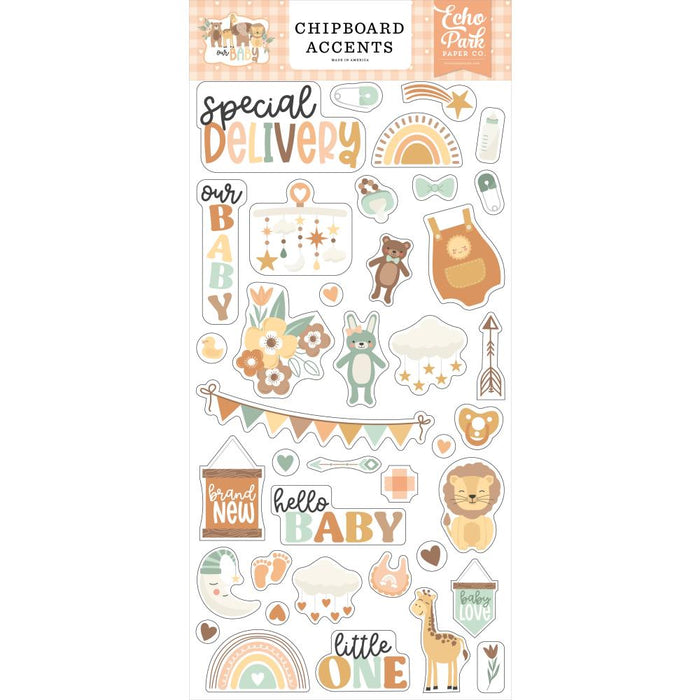 Our Baby Chipboard - Accents
