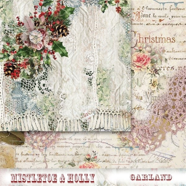 Mistletoe & Holly - Garland