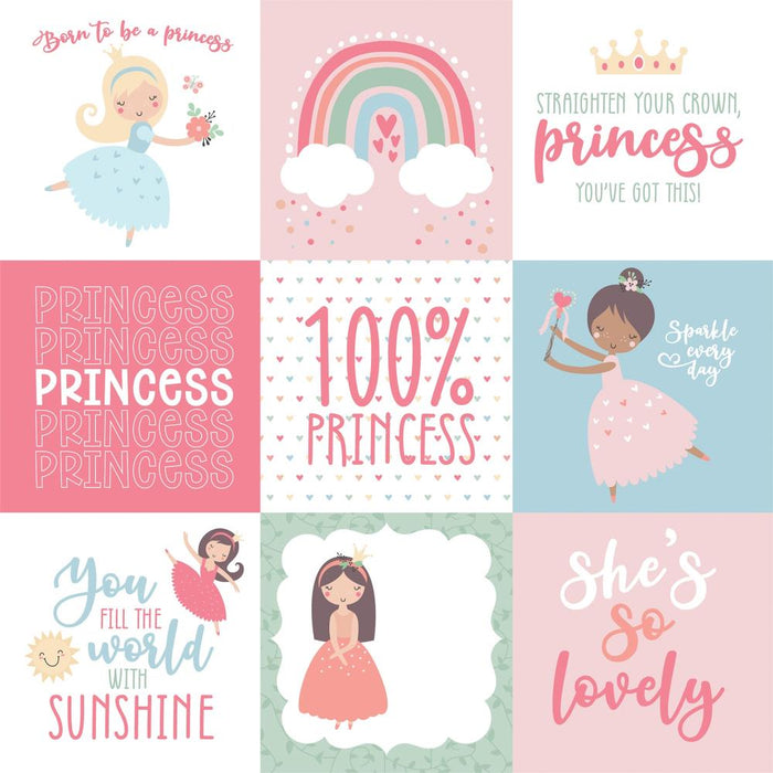 Our Little Princess - 4X4 Journaling Cards