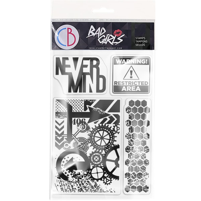 Clear Stamps - NEVER MIND