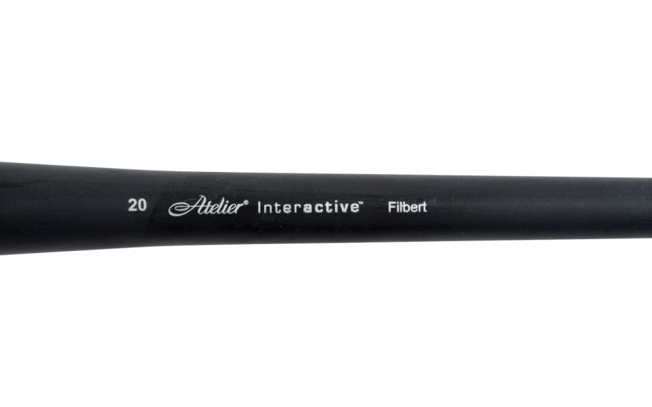 Atelier Interactive Acrylic Brush Interlocked Filbert Size 20 (22mm)