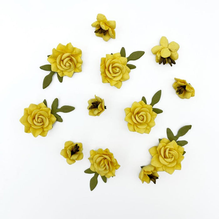 Florets Paper Flowers - Canary