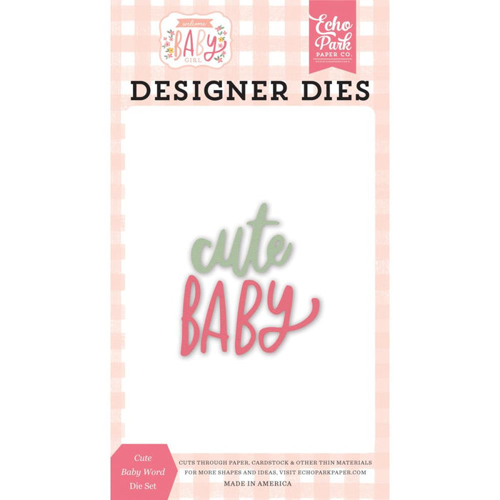 Welcome Baby Girl Die - Cute Baby Words