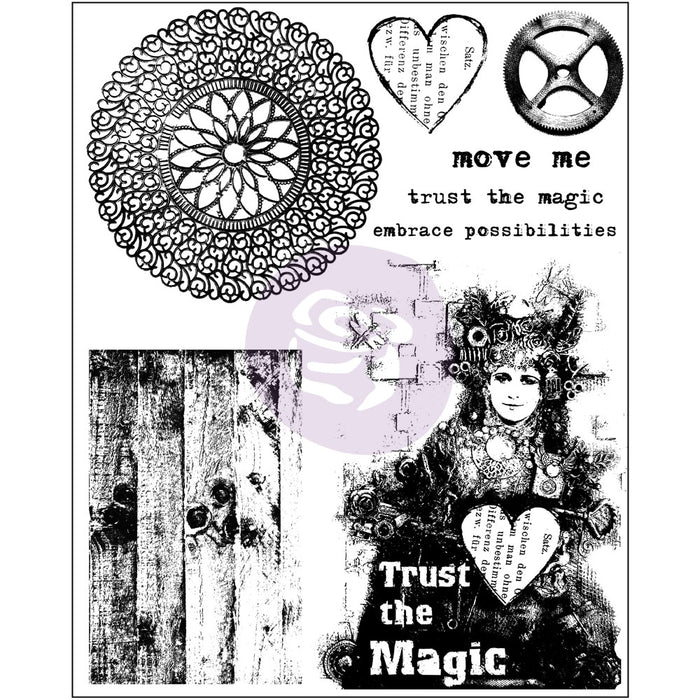 Finnabair Cling Stamps 6"X7.5" - TRUST THE MAGIC