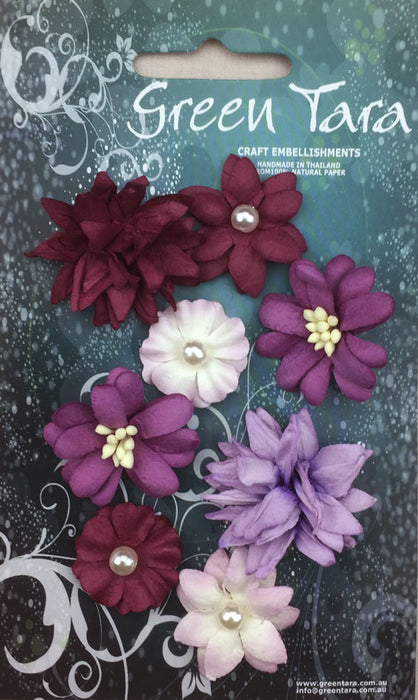 Rustic Flowers - Purple
