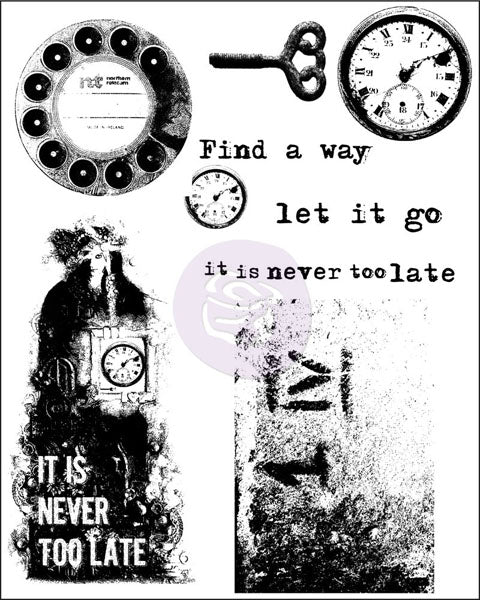 Finnabair Cling Stamps 6"X7.5" - NEVER TOO LATE