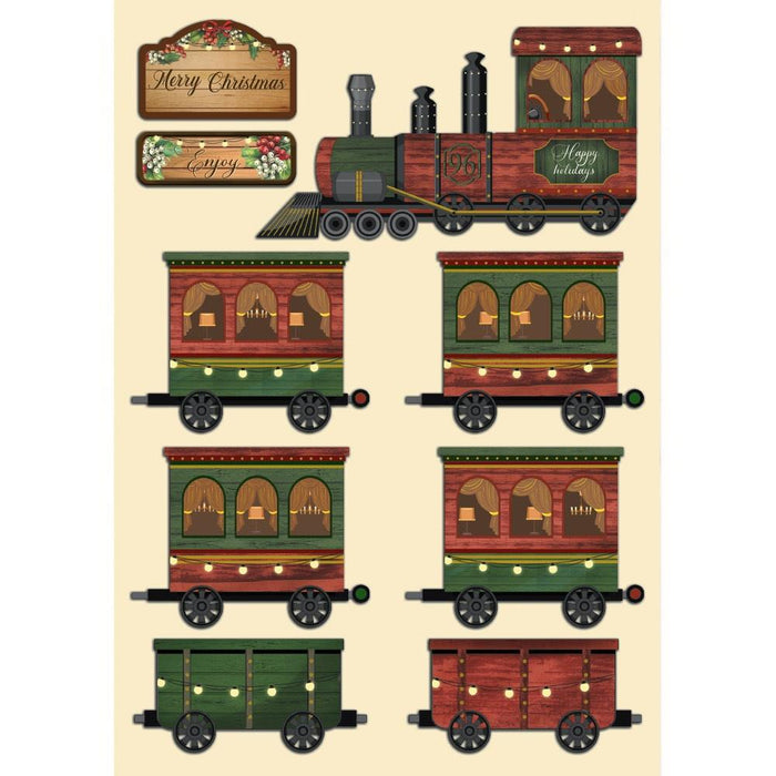 Wooden Shapes - Classic Christmas Train