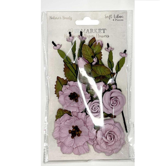 Nature's Bounty Paper Flowers - Soft Lilac