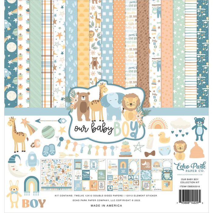 Our Baby Boy Collection Kit 12"X12"